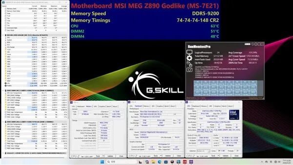 Kaiyun(中国大陆)开云·体育官方网站 四条DDR5内存跑出9200MT/s：电压只消1.1V